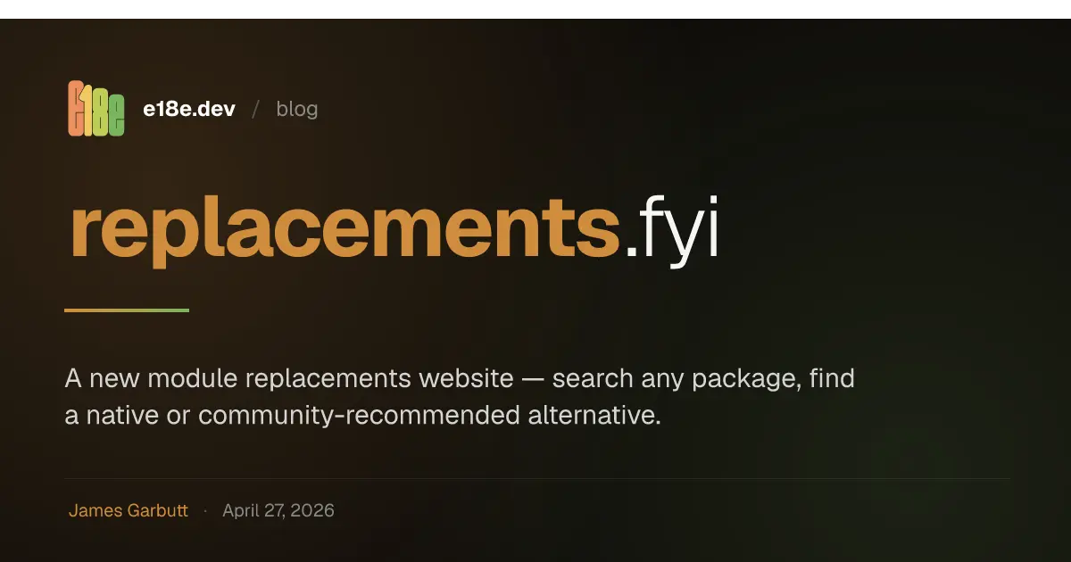 replacements.fyi cover image